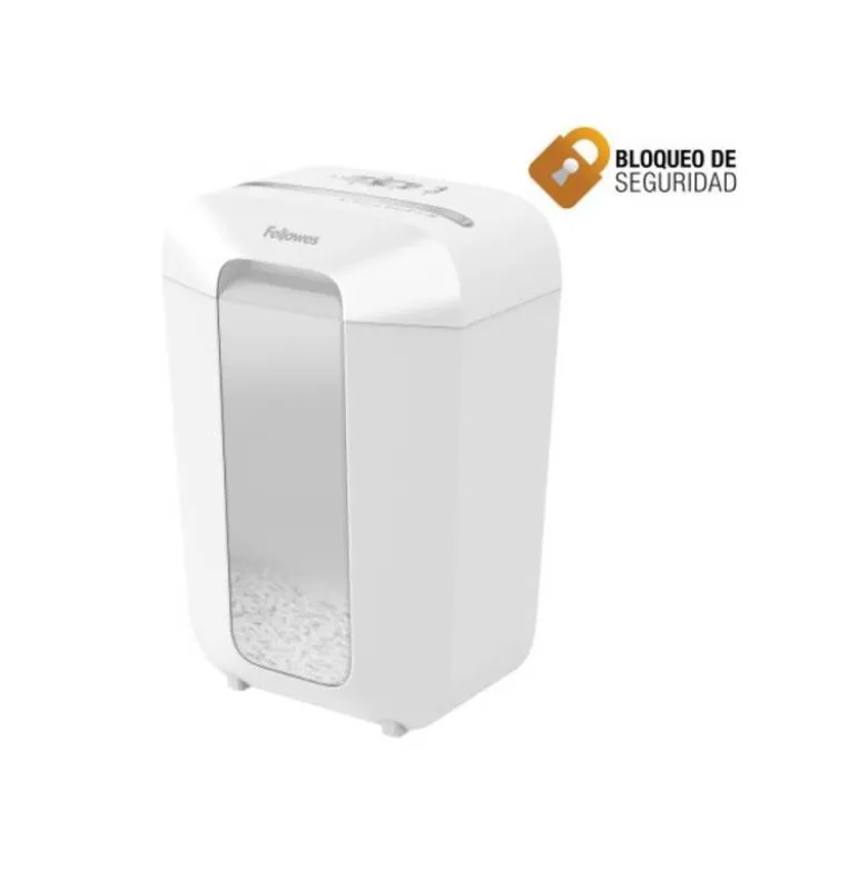 DESTRUCTORA DE DOCUMENTOS FELLOWES LX70 CAPACIDAD 11H SEGURIDAD P4 GRAPAS CLIPS Y TARJETAS PAPELERA 18 L