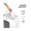DESTRUCTORA DE DOCUMENTOS FELLOWES LX25 CAPACIDAD 6H SEGURIDAD P4 DESTRUYE GRAPAS CLIPS Y TARJETAS
