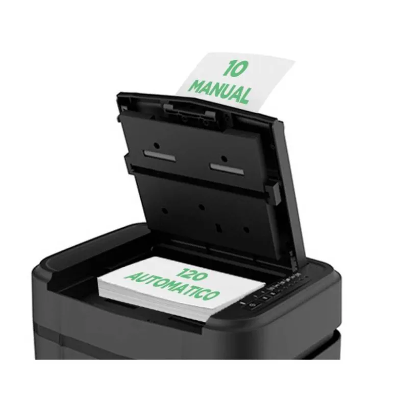 DESTRUCTORA DE DOCUMENTOS Q-CONNECT CAPACIDAD DE CORTE 120 H AUTO / 10 H MANUAL DESTRUYE GRAPAS CLIPS Y