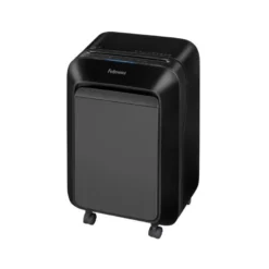 DESTRUCTORA DE DOCUMENTOS FELLOWES LX211 CAPACIDAD DE 12 HOJAS SEGURIDAD P5 NEGRA PAPELERA 23 L GRAPAS