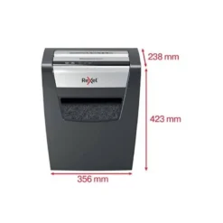 Destructora de documentos Rexel Momentum X410 en partículas 10 hojas 23 L Nivel de seguridad 4 en Negro