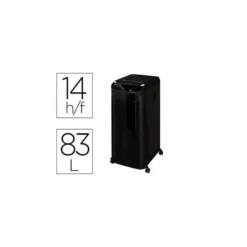 DESTRUCTORA DE DOCUMENTOS FELLOWES AUTOMAX 600M CAPACIDAD DE HOJAS 600 SEGURIDAD P5 CLIPS Y TARJETAS