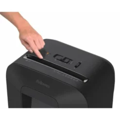 DESTRUCTORA DE DOCUMENTOS FELLOWES LX-85 CAPACIDAD DE CORTE 12 H SEGURIDAD P4 DESTRUYE GRAPAS CLIPS Y