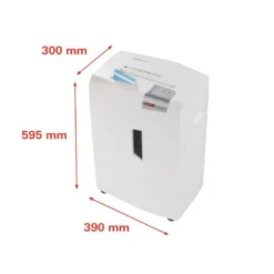 Destructora de Documentos HSM Shredstar X13 Corte en partículas 13 Hojas 23L Nivel seguridad P-4 en Blanco