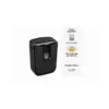 DESTRUCTORA DE DOCUMENTOS FELLOWES LX25 CAPACIDAD 6H SEGURIDAD P4 GRAPAS CLIPS Y TARJETAS PAPELERA 11,5 L