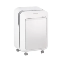 DESTRUCTORA DE DOCUMENTOS FELLOWES LX211 CAPACIDAD DE 12 HOJAS SEGURIDAD P5 BLANCA PAPELERA 23 L GRAPAS