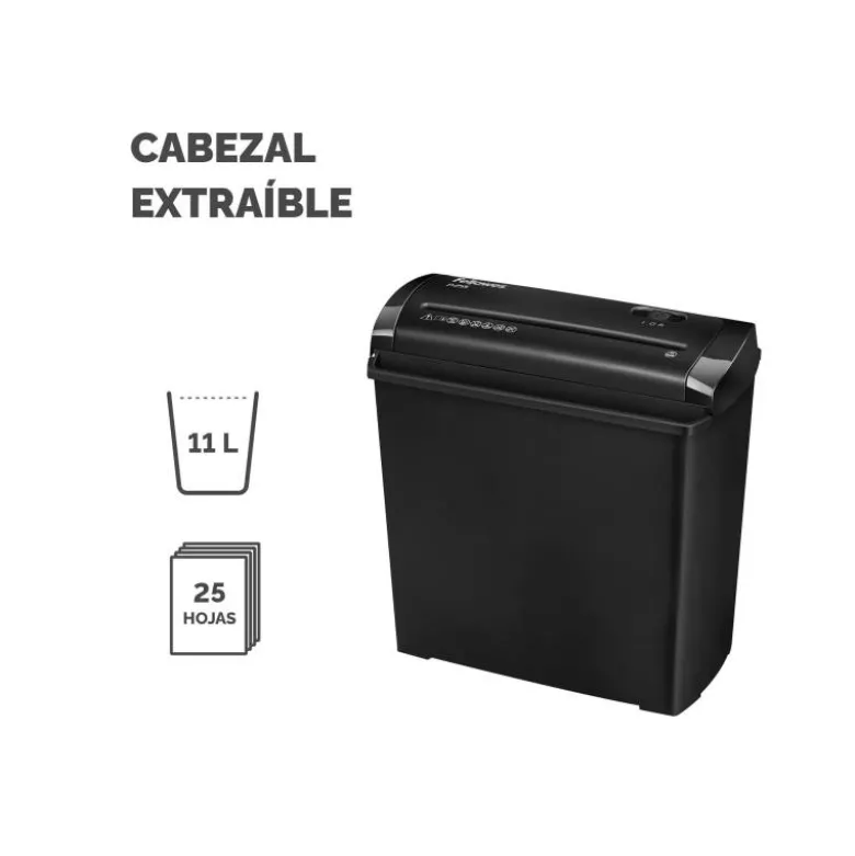 Destructora de documentos marca Fellowes P-25S