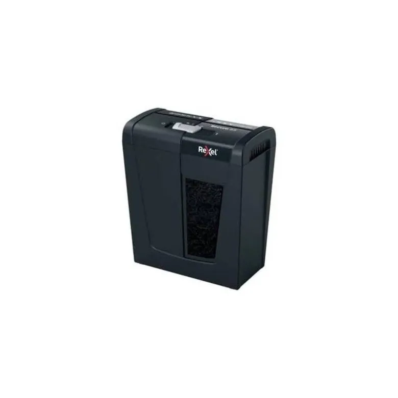 DESTRUCTORA DE DOCUMENTOS REXEL SECURE S5 EU CAPACIDAD 5 HOJAS GRAPAS CLIPS TARJETAS Y CD PAPELERA 10 L