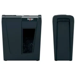 DESTRUCTORA DE DOCUMENTOS REXEL SECURE S5 EU CAPACIDAD 5 HOJAS GRAPAS CLIPS TARJETAS Y CD PAPELERA 10 L