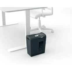 DESTRUCTORA DE DOCUMENTOS REXEL SECURE S5 EU CAPACIDAD 5 HOJAS GRAPAS CLIPS TARJETAS Y CD PAPELERA 10 L