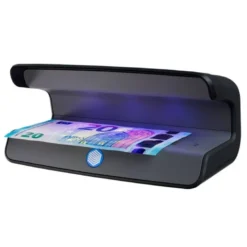 DETECTOR DE BILLETES FALSOS SAFESCAN 55 CON TRES LUCES LED ULTRAVIOLETA MODO ENCENDIDO/ESPERA