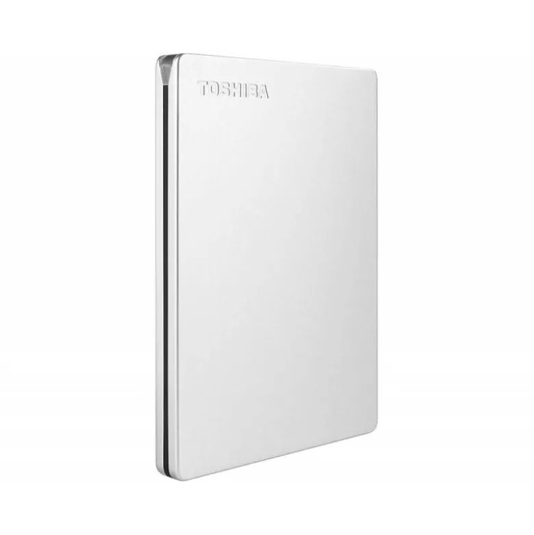 DISCO DURO EXTERNO TOSHIBA CANVIO SLIM HDD 2,50" 5.000 MBIT/S USB 3.0 2 TB COLOR BLANCO