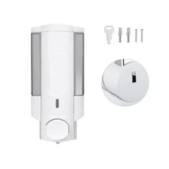 Dispensador de jabon marca Q-connect manual con visor
