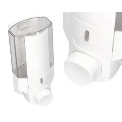 Dispensador de jabon marca Q-connect manual con visor