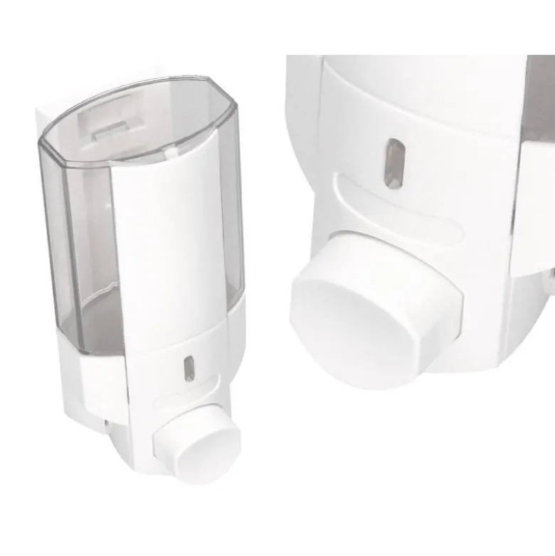Dispensador de jabon marca Q-connect manual con visor