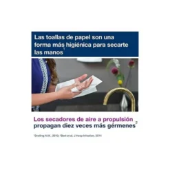 Dispensador de toallas de mano en rollo marca Tork H1 Matic Elevation