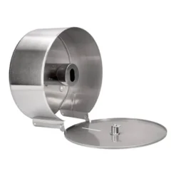 Dispensador papel higienico marca Q-Connect jumbo acero inoxidable