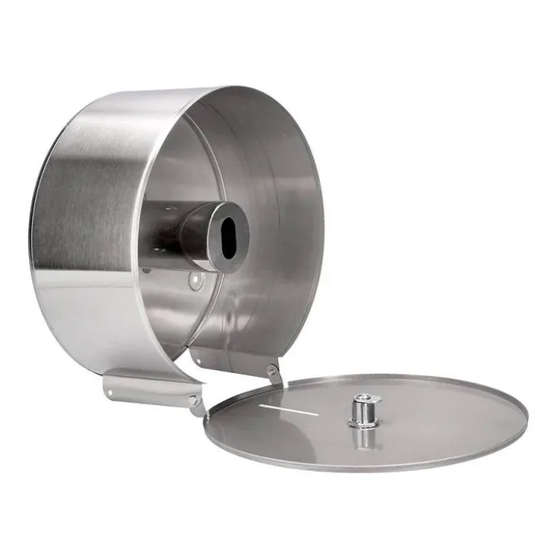 Dispensador papel higienico marca Q-Connect jumbo acero inoxidable