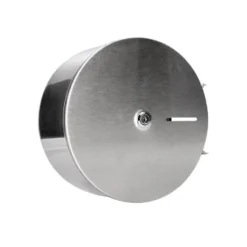 Dispensador papel higienico marca Q-Connect jumbo acero inoxidable