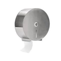 Dispensador papel higienico marca Q-Connect jumbo acero inoxidable