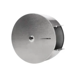 Dispensador papel higienico marca Q-Connect jumbo acero inoxidable