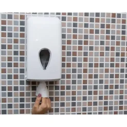 DISPENSADOR PAPEL HIGIENICO DAHI JAVEA DOMESTICO MIXTO ABS COLOR BLANCO 277X135X135 MM