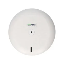 DISPENSADOR PAPEL HIGIENICO INDUSTRIAL GREENSOURCE EXTRACCION CENTRAL COMPACTO FABRICADO EN ABS BLANCO