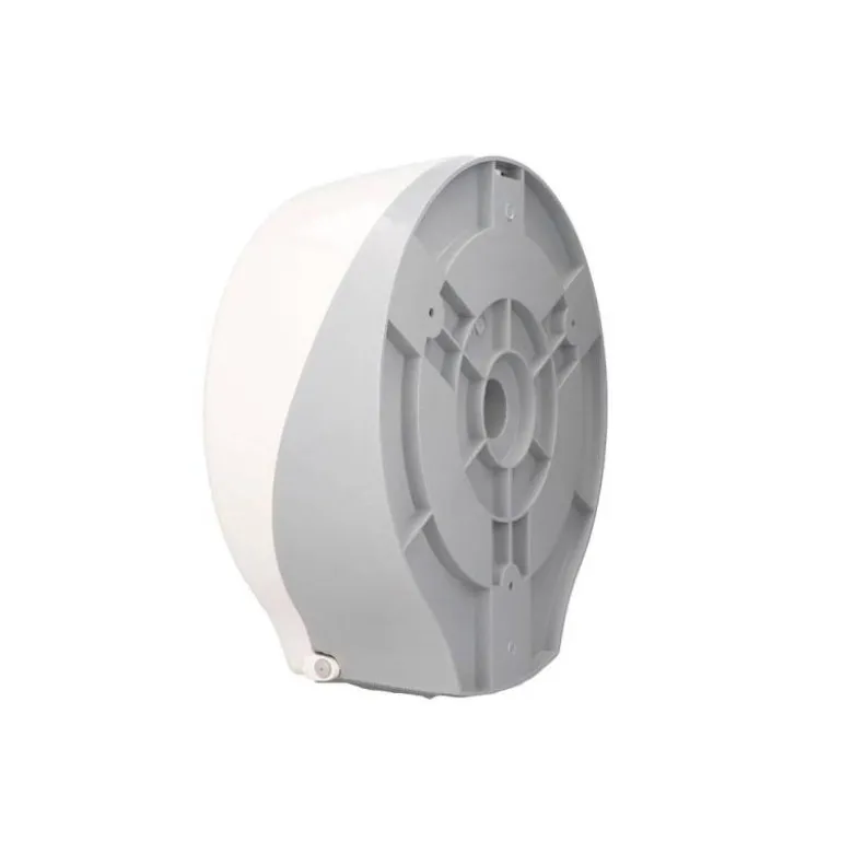 DISPENSADOR PAPEL HIGIENICO INDUSTRIAL BUNZL BUGA FABRICADO EN ABS COLOR BLANCO