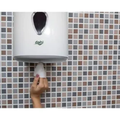 DISPENSADOR PAPEL SECAMANOS DAHI JAVEA MECHA ABS COLOR BLANCO 321X207X220 MM