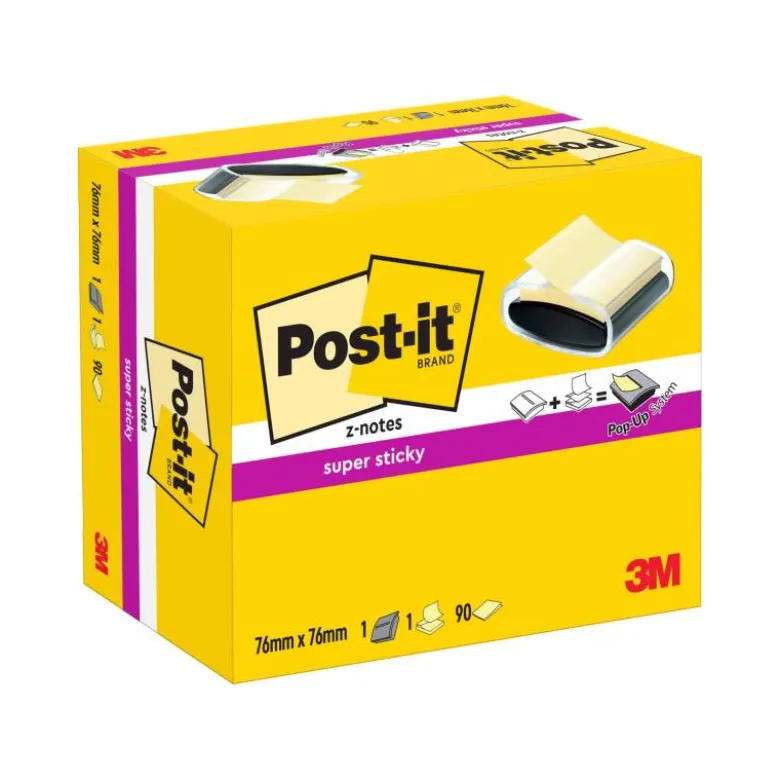 Dispensador Post-it ® PRO Z-Notes 76 x 76 color negro