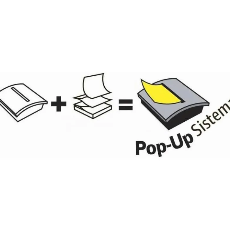 Dispensador Post-it ® PRO Z-Notes 76 x 76 color negro
