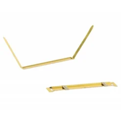 Encuadernador fastener marca Q-Connect dorado 50 unidades