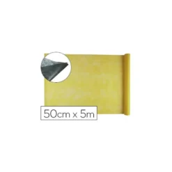 Entretela Liderpapel 25g/m2 rollo de 5m color Amarillo
