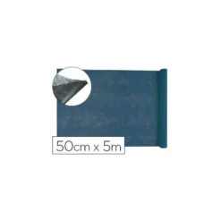 Entretela Liderpapel 25g/m2 rollo de 5m Azul marino