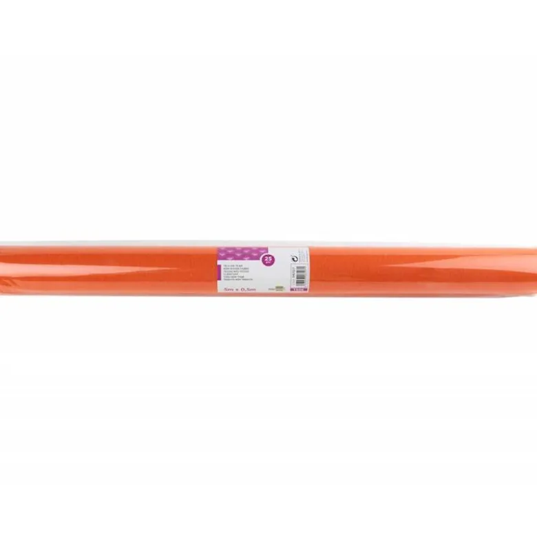Entretela Liderpapel 25g/m2 rollo de 5m color Naranja