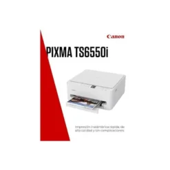 EQUIPO MULTIFUNCION CANON PIXMA TS6550I A4 TINTA 14PPM NEGRO/9PPM COLOR DUPLEX USB IMPRESORA COPIADORA ESCANER