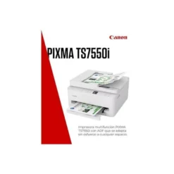 EQUIPO MULTIFUNCION CANON PIXMA TS7550I A4 TINTA 14PPM NEGRO/9PPM COLOR DUPLEX USB IMPRESORA COPIADORA ESCANER