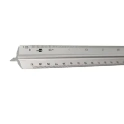 ESCALA LIDERPAPEL ALUMINIO FORMA TRIANGULAR CON FUNDA PROTECTORA LONGITUD 30 CM 1:20 1:25/1:50/1:75/1:100/1:150