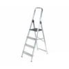 Escalera q-connect de aluminio 4 peldaños 860x462x1470 mm peso maximo 150 kg