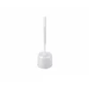 Escobilla para inodoro con soporte plastico blanco