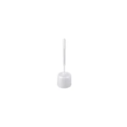 Escobilla para inodoro con soporte plastico blanco
