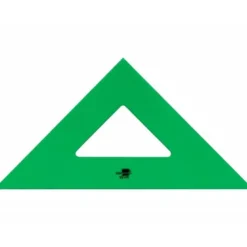 Escuadra acrilica Liderpapel 32cm color Verde