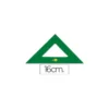 Escuadra acrilica marca Liderpapel 16 cm