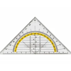 Escuadra marca Liderpapel geometria con agarradera fija