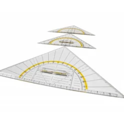 Escuadra marca Liderpapel geometria con agarradera fija