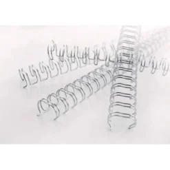 Espiral GBC wire 3:1 7,9 mm n.5 negro. Capacidad 60 hojas. Caja de 100 unidades.