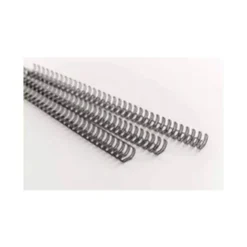 Espiral GBC wire 3:1 14,3 mm n.9 negro. Capacidad 125 hojas. Caja de 100 unidades.