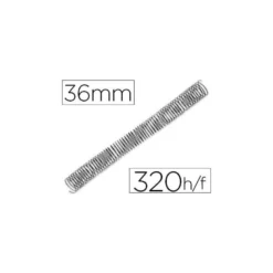 Espiral metalico marca Q-Connect 64 5:1 36mm 1,2mm