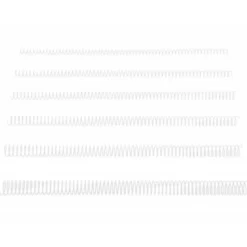 ESPIRAL METALICO Q-CONNECT BLANCO 64 5:1 20MM 1,2MM CAJA DE 100 UNIDADES