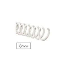 Espiral Plastico Q-Connect Transparente de 32 Paso 5:1 8mm 1.8mm